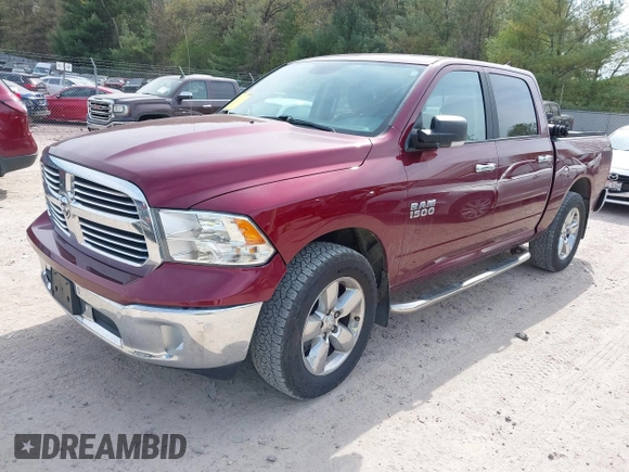 2017 Ram 1500 Big Horn z VIN 1C6RR7LG3HS641326, wystawiony jako IAAI lot #42213299 z przebiegiem 117 824 mil mil oraz . Historia ofert i sprzedaży dostępna na DreamBid. Obrazek 2.