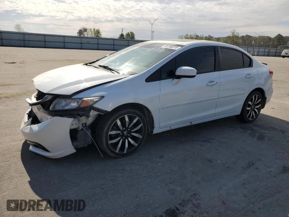 2015 Honda Civic Sedan EX-L with VIN 19XFB2F91FE211892, listed as a Copart auction lot 50780315 with 138,173 mi miles and Salvage Title. Bid and sale history available at carsss.com. Image 1.