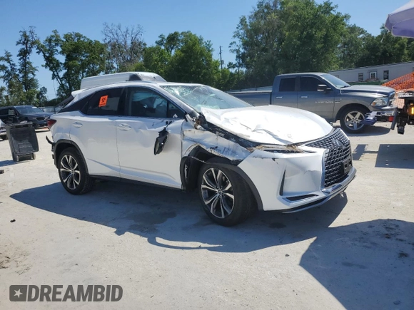 2021 Lexus RX 350 with VIN 2T2HZMDA2MC262225, listed as a Copart auction lot 53744685 with Not provided miles and Salvage title. Bid and sale history available at DreamBid. Image 4.