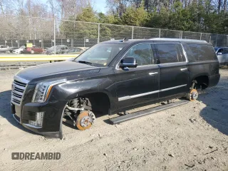 2016 Cadillac Escalade ESV Platinum z VIN 1GYS3KKJ3GR144126, wystawiony jako Copart lot #46750244 z przebiegiem 69 644 mil mil oraz Szkoda całkowita • Salvage title. Historia ofert i sprzedaży dostępna na DreamBid. Obrazek 1.