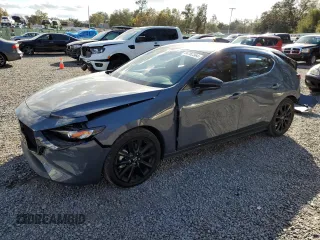 2023 Mazda 3 S Carbon Edition with VIN JM1BPBLM6P1608818, listed as a Copart auction lot 84762364 with 15,411 mi miles and Non Repairable. Bid and sale history available at DreamBid. Image 1.