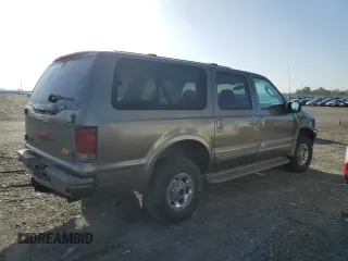 2003 Ford Excursion Limited with VIN 1FMNU43S73EB24882, listed as a Copart auction lot 51680505 with 214,795 mi miles and Salvage Title. Bid and sale history available at DreamBid. Image 3.
