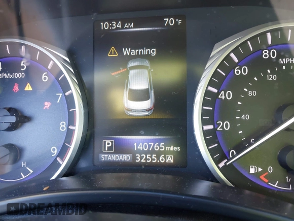 2014 Infiniti Q50 with VIN JN1BV7AP0EM682444, listed as a IAAI auction lot 41857312 with 140,765 mi miles. Bid and sale history available at carsss.com. Image 15.