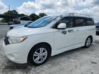 2011 Nissan Quest SL z VIN JN8AE2KP8B9004618, wystawiony jako Copart lot #59716695 z przebiegiem 128 020 mil mil oraz Czysty tytuł • Clean title. Historia ofert i sprzedaży dostępna na DreamBid. Obrazek 1.