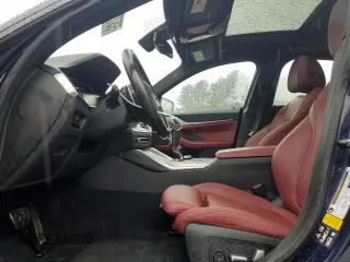 2022 BMW 4 Series M440i xDrive with VIN WBA13AW04NFM50227, listed as a Copart auction lot 55770745 with 36,788 mi miles and Salvage title. Bid and sale history available at DreamBid. Image 7.