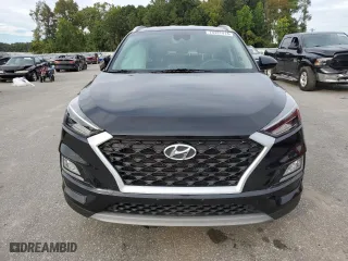 2021 Hyundai Tucson Limited with VIN KM8J3CAL0MU284746, listed as a Copart auction lot 75487414 with 33,883 mi miles and Salvage Title. Bid and sale history available at carsss.com. Image 5.
