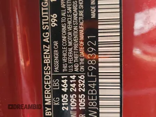 2020 Mercedes-Benz C 300 z VIN W1KWJ8EB4LF983921, wystawiony jako Copart lot #60436625 z przebiegiem 33 650 mil mil oraz Szkoda całkowita • Salvage title. Historia ofert i sprzedaży dostępna na DreamBid. Obrazek 12.