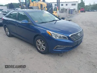 2016 Hyundai Sonata Eco z VIN 5NPE24AA4GH419741, wystawiony jako IAAI lot #42757485 z przebiegiem 135 611 mil mil oraz . Historia ofert i sprzedaży dostępna na DreamBid. Obrazek 1.
