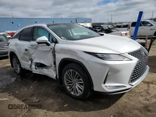 2021 Lexus RX 450h with VIN 2T2JGMDA3MC068830, listed as a Copart auction lot 47797125 with 81,622 mi miles and Non repairable. Bid and sale history available at DreamBid. Image 4.