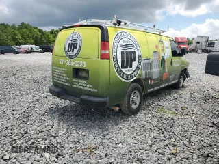 2016 Chevrolet Express Cargo with VIN 1GCWGAFFXG1289982, listed as a Copart auction lot 60210755 with Not provided miles and Salvage title. Bid and sale history available at DreamBid. Image 3.