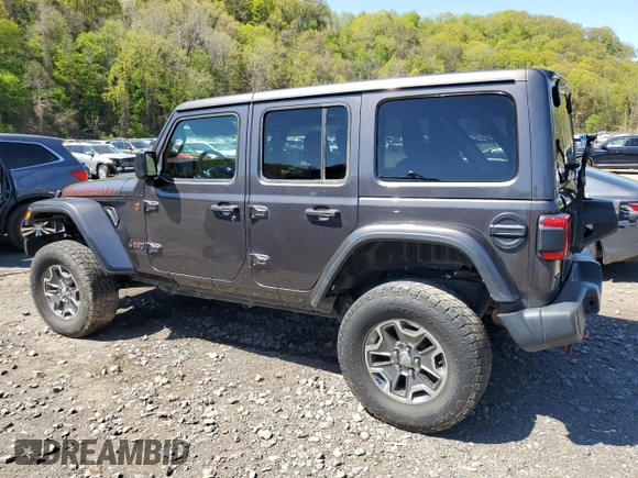 2020 Jeep Wrangler Unlimited Rubicon z VIN 1C4HJXFN3LW342670, wystawiony jako Copart lot #55022415 z przebiegiem 19 569 mil mil oraz Szkoda całkowita • Salvage title. Historia ofert i sprzedaży dostępna na DreamBid. Obrazek 2.