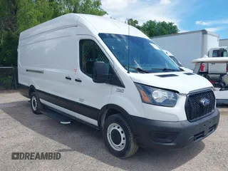 2022 Ford Transit Cargo with VIN 1FTBR3X89NKA23915, listed as a IAAI auction lot 42233534 with 3,755 mi miles and . Bid and sale history available at DreamBid. Image 1.