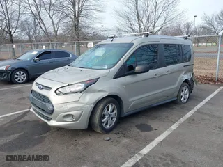 2015 Ford Transit Connect Wagon XLT with VIN NM0AE8F74F1179538, listed as a IAAI auction lot 41505221 with 57,798 mi miles. Bid and sale history available at carsss.com. Image 17.