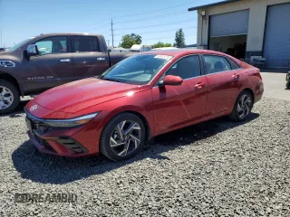 2024 Hyundai Elantra SEL with VIN KMHLS4DG6RU844115, listed as a Copart auction lot 58851475 with 7,407 mi miles and Salvage title. Bid and sale history available at DreamBid. Image 1.