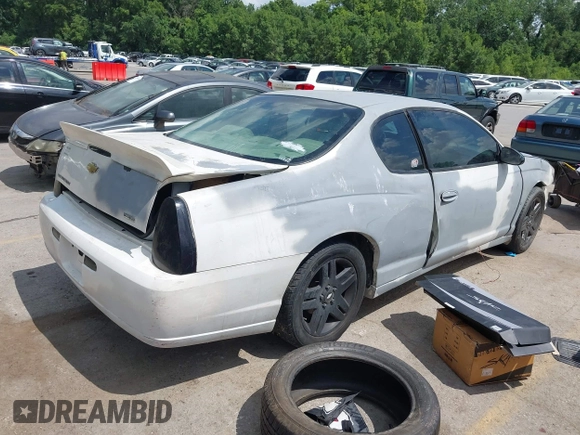 2007 Chevrolet Monte Carlo LT with VIN 2G1WK15K979237826, listed as a IAAI auction lot 42580885 with 155,192 mi miles and . Bid and sale history available at DreamBid. Image 4.