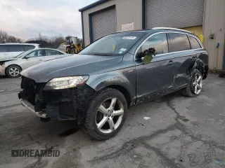 2015 Audi Q7 3.0T S line Prestige with VIN WA1DGAFE3FD002567, listed as a Copart auction lot 85378124 with 126,434 mi miles and Salvage Title. Bid and sale history available at carsss.com. Image 1.