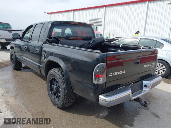 2004 Dodge Dakota SLT with VIN 1D7HL48N04S654059, listed as a IAAI auction lot 41811540 with 165,615 mi miles. Bid and sale history available at carsss.com. Image 3.