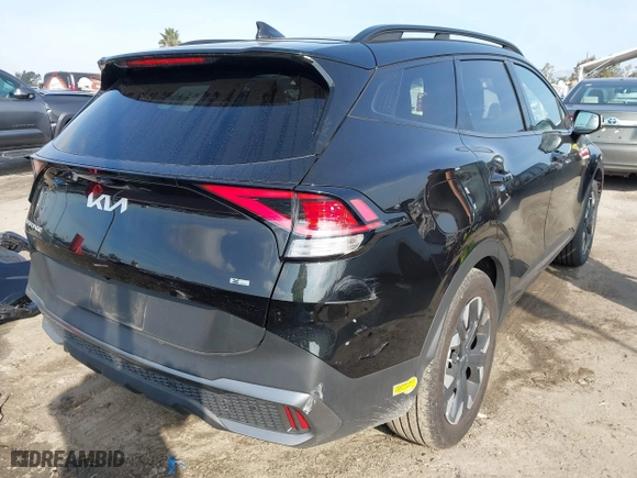 2023 Kia Sportage Plug-In Hybrid X-Line with VIN KNDPYDAH9P7027170, listed as a IAAI auction lot 41583963 with 15,276 mi miles. Bid and sale history available at carsss.com. Image 4.