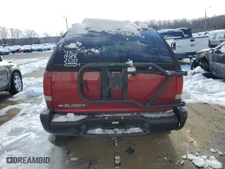 2002 Chevrolet Blazer LS with VIN 1GNCT18W12K108077, listed as a Copart auction lot 87490474 with 130,244 mi miles and Salvage Title. Bid and sale history available at carsss.com. Image 6.