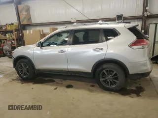 2014 Nissan Rogue S with VIN 5N1AT2MV1EC767922, listed as a Copart auction lot 52172595 with 163,659 mi miles and Salvage Title. Bid and sale history available at carsss.com. Image 2.