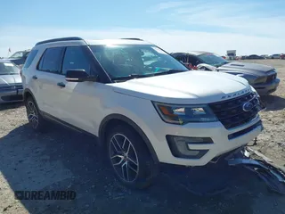 2016 Ford Explorer Sport z VIN 1FM5K8GT1GGA93591, wystawiony jako IAAI lot #42070224 z przebiegiem 145 067 mil mil oraz . Historia ofert i sprzedaży dostępna na DreamBid. Obrazek 1.