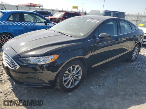 2017 Ford Fusion SE with VIN 3FA6P0H7XHR372275, listed as a Copart auction lot 48430005 with 103,904 mi miles and Salvage Title. Bid and sale history available at carsss.com. Image 1.