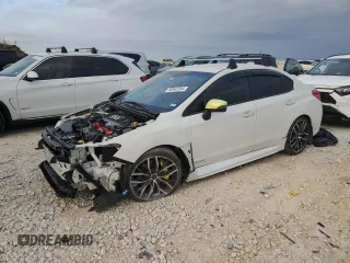 2021 Subaru WRX STI with VIN JF1VA2E68M9806350, listed as a Copart auction lot 86942334 with 46,687 mi miles and Salvage Title. Bid and sale history available at carsss.com. Image 1.