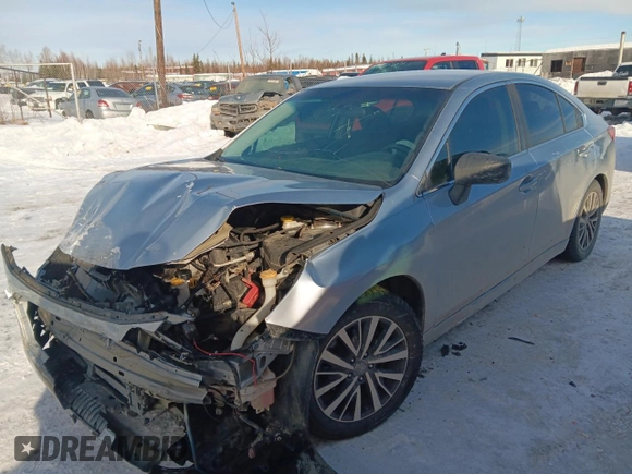 2018 Subaru Legacy with VIN 4S3BNAB67J3036947, listed as a Copart auction lot 49056925 with 0 mi miles and Salvage Title. Bid and sale history available at carsss.com. Image 1.