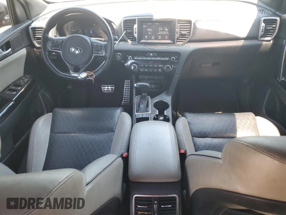 2018 Kia Sportage EX with VIN KNDPN3AC0J7428315, listed as a Copart auction lot 53609005 with 110,142 mi miles and Salvage title. Bid and sale history available at DreamBid. Image 8.