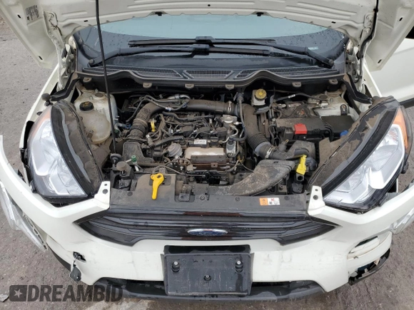 2021 Ford EcoSport S with VIN MAJ3S2FE6MC422838, listed as a Copart auction lot 43875045 with 18,820 mi miles and Salvage Title. Bid and sale history available at DreamBid. Image 14.