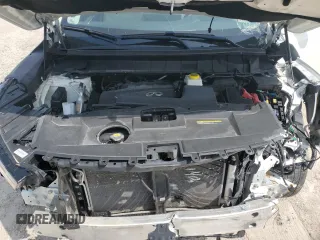 2023 Infiniti QX60 Luxe with VIN 5N1DL1FR4PC353091, listed as a Copart auction lot 51455235 with 30,358 mi miles and Salvage title. Bid and sale history available at DreamBid. Image 12.