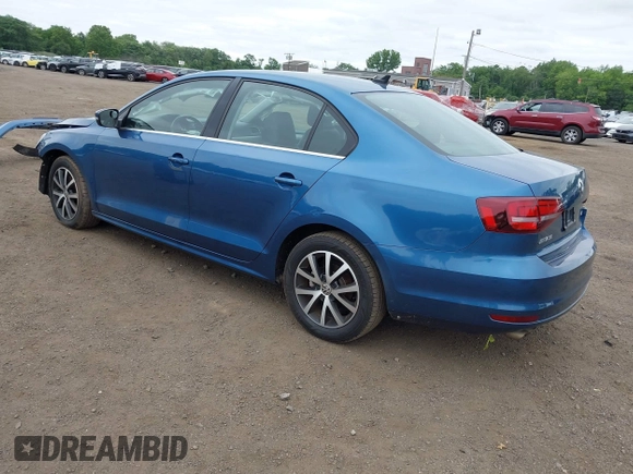 2017 Volkswagen Jetta SE with VIN 3VWDB7AJ1HM394626, listed as a IAAI auction lot 42594926 with 106,973 mi miles and . Bid and sale history available at DreamBid. Image 3.