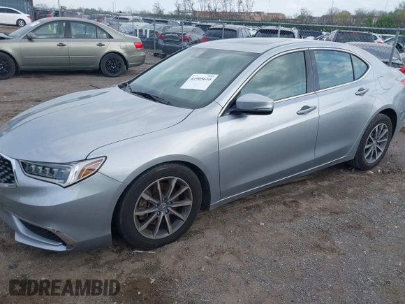 2019 Acura TLX with VIN 19UUB1F38KA010003, listed as a IAAI auction lot 41905610 with 28,644 mi miles. Bid and sale history available at carsss.com. Image 18.
