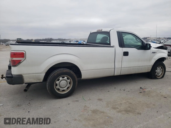 2013 Ford F-150 XL with VIN 1FTNF1CF3DKD51179, listed as a Copart auction lot 43833495 with 209,552 mi miles and Salvage Title. Bid and sale history available at carsss.com. Image 3.