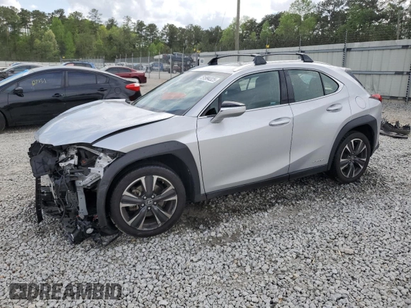 2019 Lexus UX 250h with VIN JTHU9JBH1K2000806, listed as a Copart auction lot 58068005 with 69,661 mi miles and Salvage title. Bid and sale history available at DreamBid. Image 1.