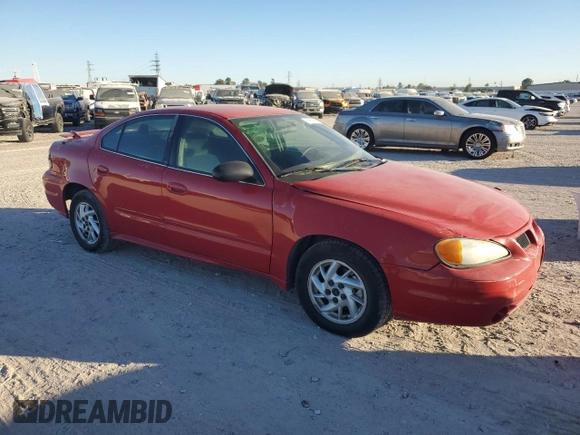 2004 Pontiac Grand Am SE1 with VIN 1G2NF52E14C102362, listed as a Copart auction lot 80658884 with 197,813 mi miles and Salvage Title. Bid and sale history available at carsss.com. Image 4.