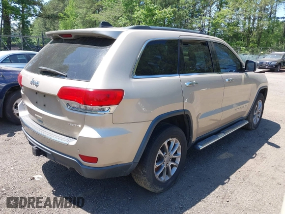 2015 Jeep Grand Cherokee Limited with VIN 1C4RJFBG2FC643264, listed as a IAAI auction lot 42151555 with 116,797 mi miles. Bid and sale history available at carsss.com. Image 4.