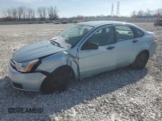 2008 Ford Focus S with VIN 1FAHP34N98W232052, listed as a Copart auction lot 45483725 with 173,739 mi miles and Salvage Title. Bid and sale history available at carsss.com. Image 1.
