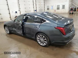 2022 Cadillac CT5 Premium Luxury z VIN 1G6DT5RK1N0121138, wystawiony jako Copart lot #47370475 z przebiegiem 68 567 mil mil oraz Szkody całkowita. Historia ofert i sprzedaży dostępna na DreamBid. Obrazek 2.