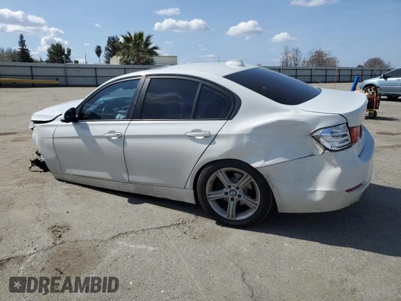 2015 BMW 3 Series 320i with VIN WBA3B1C54FK136422, listed as a Copart auction lot 48638055 with 140,614 mi miles and Salvage Title. Bid and sale history available at carsss.com. Image 2.