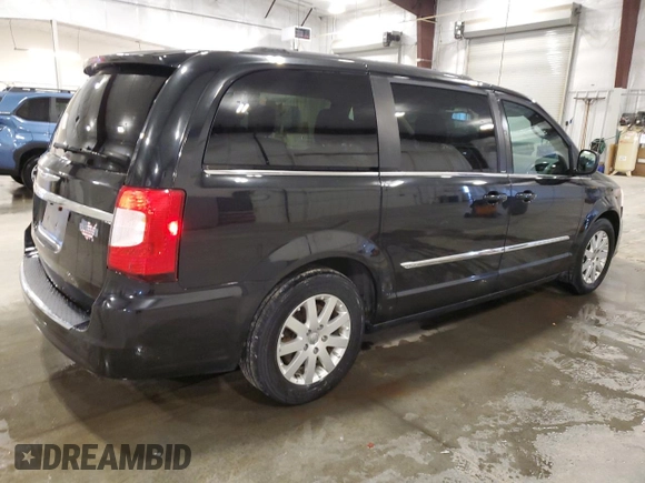 2014 Chrysler Town & Country Touring with VIN 2C4RC1BG1ER158083, listed as a Copart auction lot 52201225 with 188,430 mi miles and Salvage Title. Bid and sale history available at carsss.com. Image 3.
