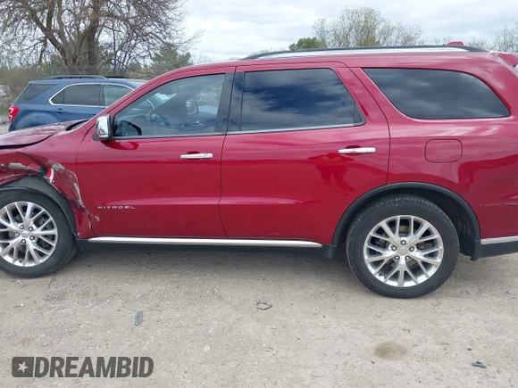 2014 Dodge Durango Citadel with VIN 1C4SDJET0EC278151, listed as a IAAI auction lot 42157123 with 130,672 mi miles and . Bid and sale history available at DreamBid. Image 14.