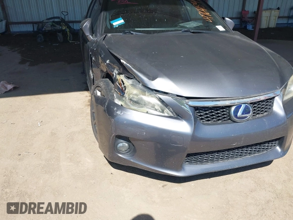 2012 Lexus CT CT 200h with VIN JTHKD5BH1C2089291, listed as a IAAI auction lot 41764841 with 110,328 mi miles and . Bid and sale history available at carsss.com. Image 6.