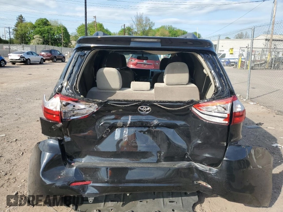 2015 Toyota Sienna LE AAS with VIN 5TDKK3DC2FS563114, listed as a Copart auction lot 55444975 with 100,731 mi miles and Salvage Title. Bid and sale history available at DreamBid. Image 6.