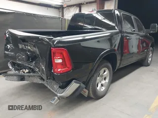 2025 Ram 1500 Big Horn with VIN 1C6SRFFPXSN551670, listed as a IAAI auction lot 42105142 with 10,855 mi miles and . Bid and sale history available at DreamBid. Image 4.