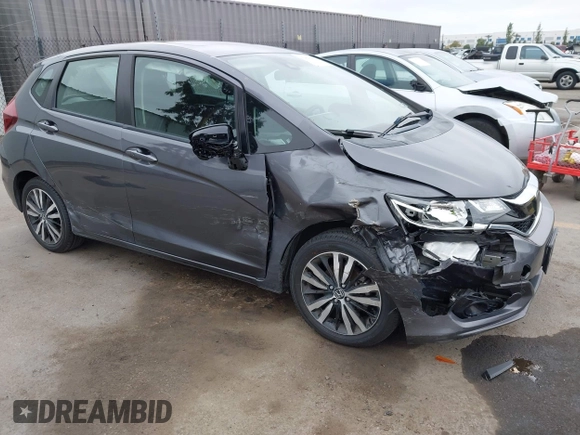 2018 Honda Fit EX with VIN 3HGGK5H85JM704873, listed as a IAAI auction lot 42421049 with 58,481 mi miles and . Bid and sale history available at DreamBid. Image 1.