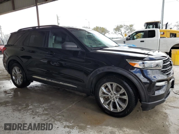 2020 Ford Explorer XLT with VIN 1FMSK8DH9LGA46497, listed as a Copart auction lot 51454225 with 60,486 mi miles and Salvage Title. Bid and sale history available at DreamBid. Image 4.