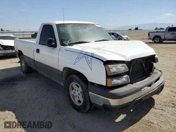 2004 Chevrolet Silverado 1500 Work Truck with VIN 1GCEC14X44Z349027, listed as a Copart auction lot 52174783 with 352,414 mi miles and Salvage Title. Bid and sale history available at carsss.com. Image 4.