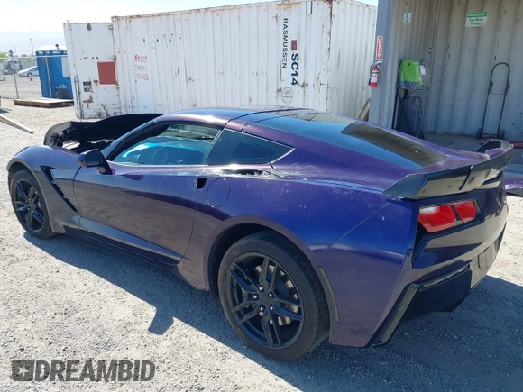 2017 Chevrolet Corvette 1LT with VIN 1G1YB2D79H5123853, listed as a IAAI auction lot 42311996 with 66,812 mi miles and . Bid and sale history available at DreamBid. Image 3.