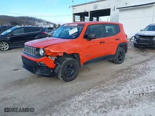 2018 Jeep Renegade Upland Edition with VIN ZACCJBAB0JPJ55503, listed as a IAAI auction lot 41278285 with 30,465 mi miles. Bid and sale history available at carsss.com. Image 17.